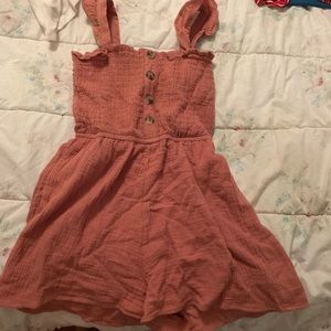Peach Romper